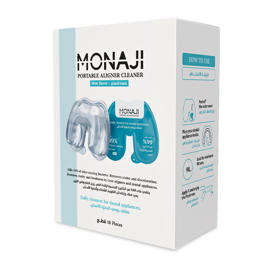 Monaji Portable Aligner Cleaner 30 mL Pods| Box of 10