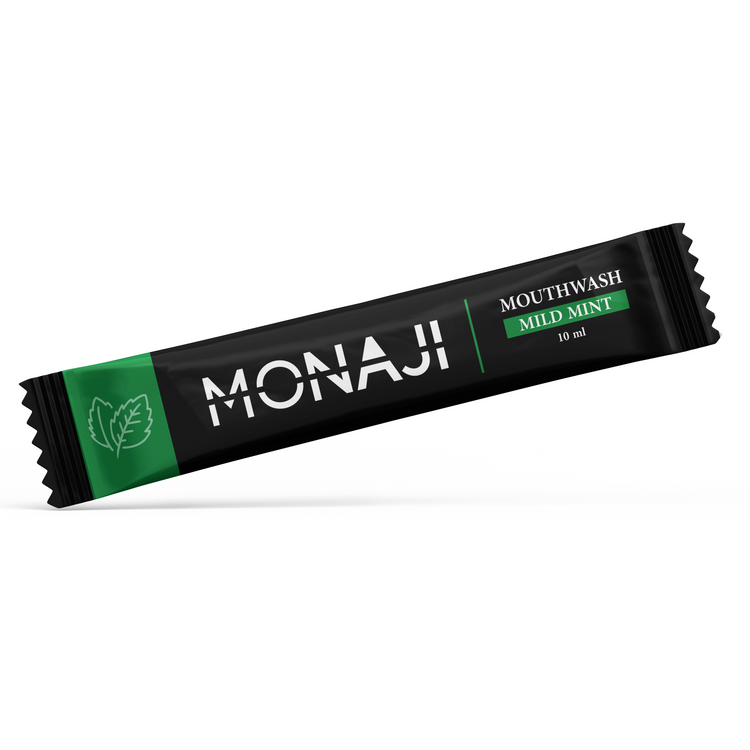 Monaji Mouthwash Pocket-sized 10mL Sachets| Pack of 10