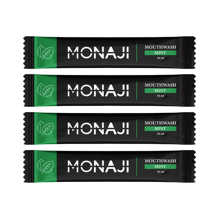 Monaji Mouthwash Pocket-sized 10mL Sachets| Pack of 10