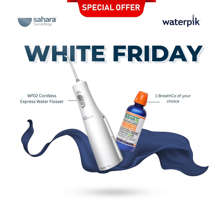 White Friday Offer (Flosser plus 1 Mouthwashes of your Choice)