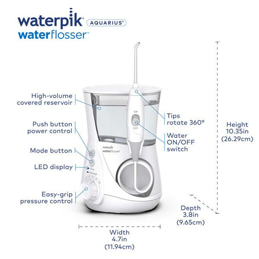 White Aquarius® Water Flosser